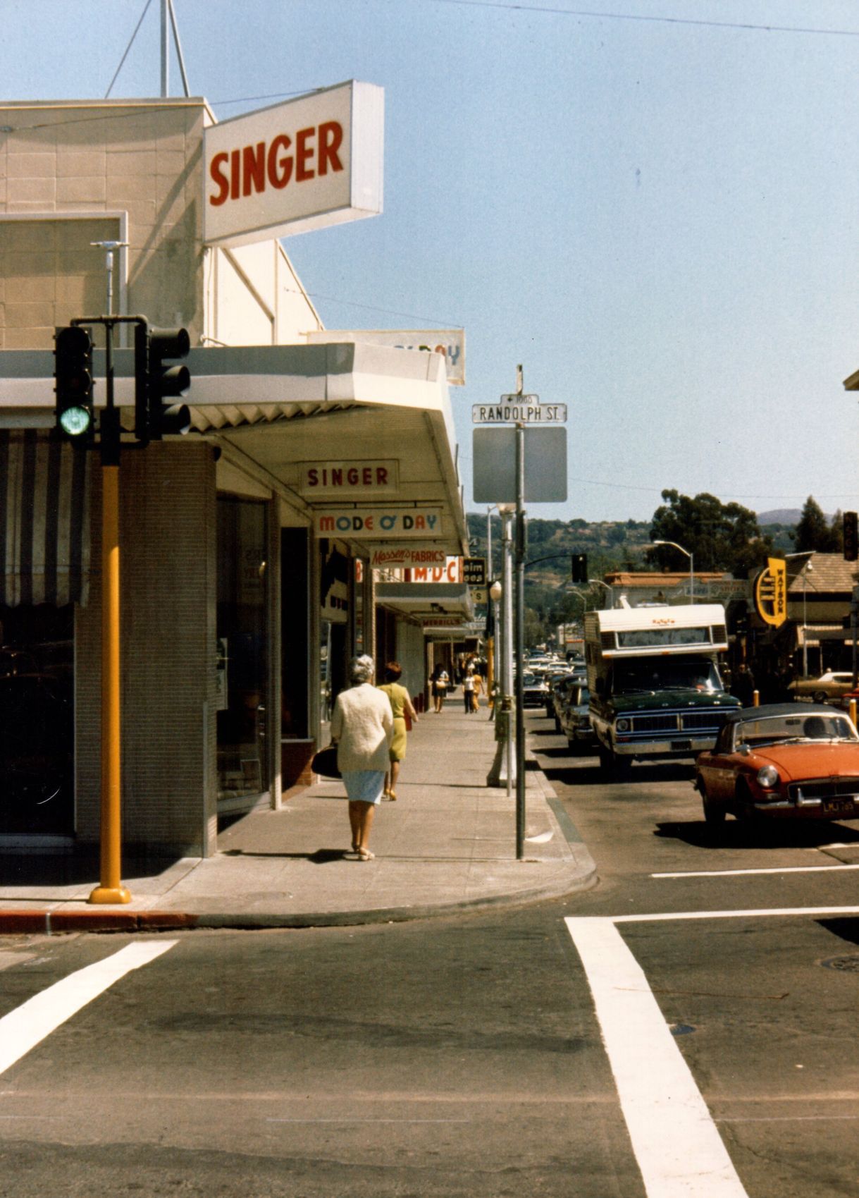 Images of old Napa First Street looking east closeup